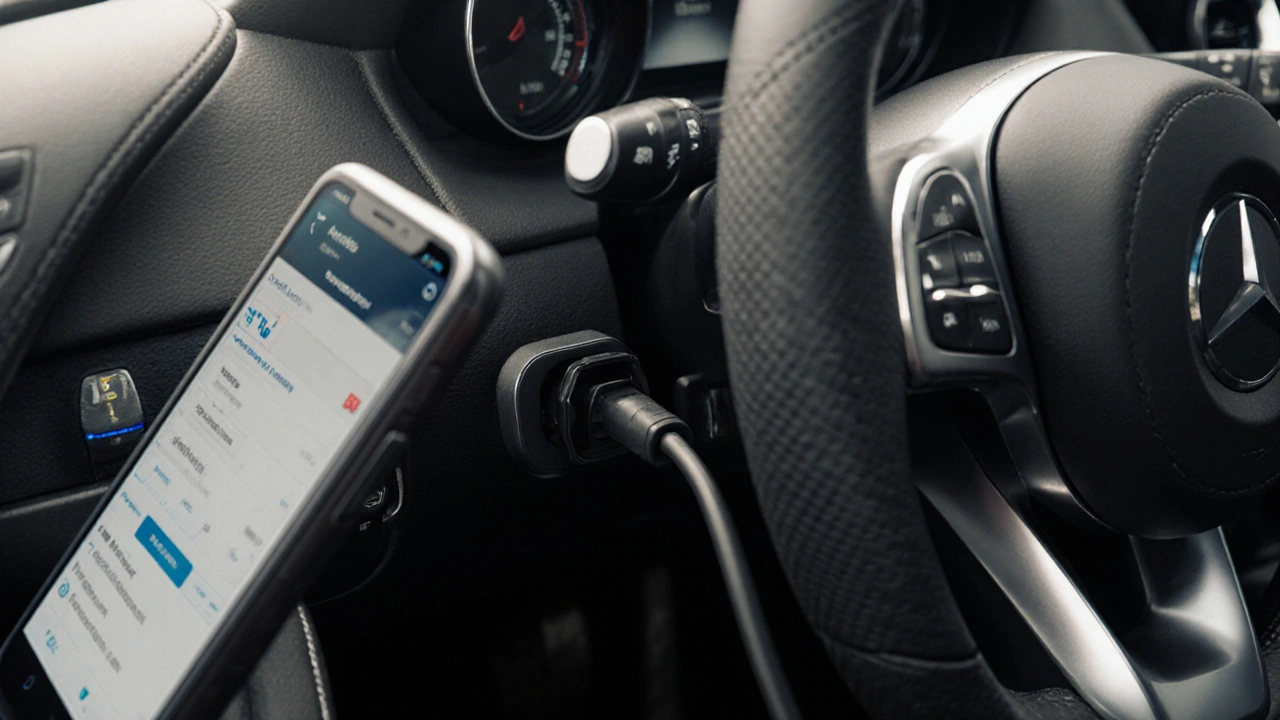 Jak připojit Mercedes-Benz na diagnostiku k počítači krok za krokem