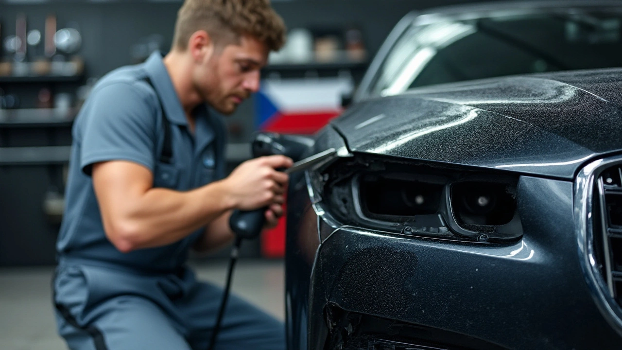 Jak snadno opravit prasklý plast na autě BMW