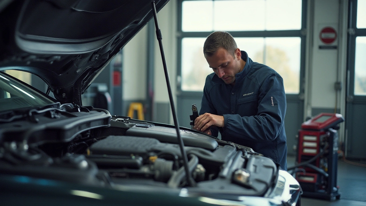 Co se kontroluje během servisní prohlídky Mercedes-Benz