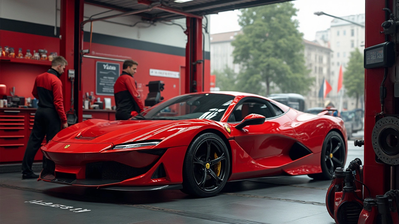 Kolik stojí servis Ferrari? Skutečné ceny a časté nástrahy