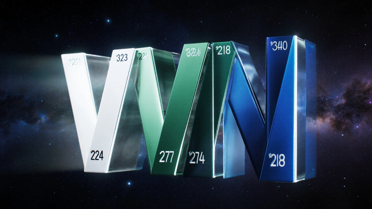 Kód VIN se mění v barevné vzorky karosérie auta.