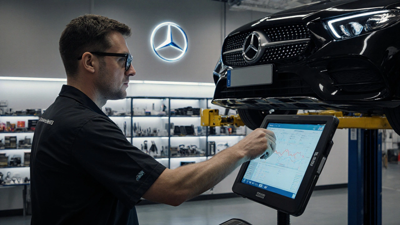 Kolik si účtuje automechanik za hodinu u Mercedesu? Průměry a skutečné ceny v Česku 2025