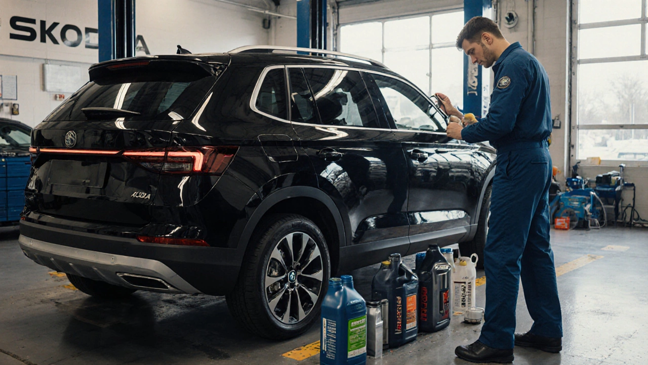 Kolik stojí výměna oleje u Škoda Kodiaq? Celá pravda o nákladech a frekvenci