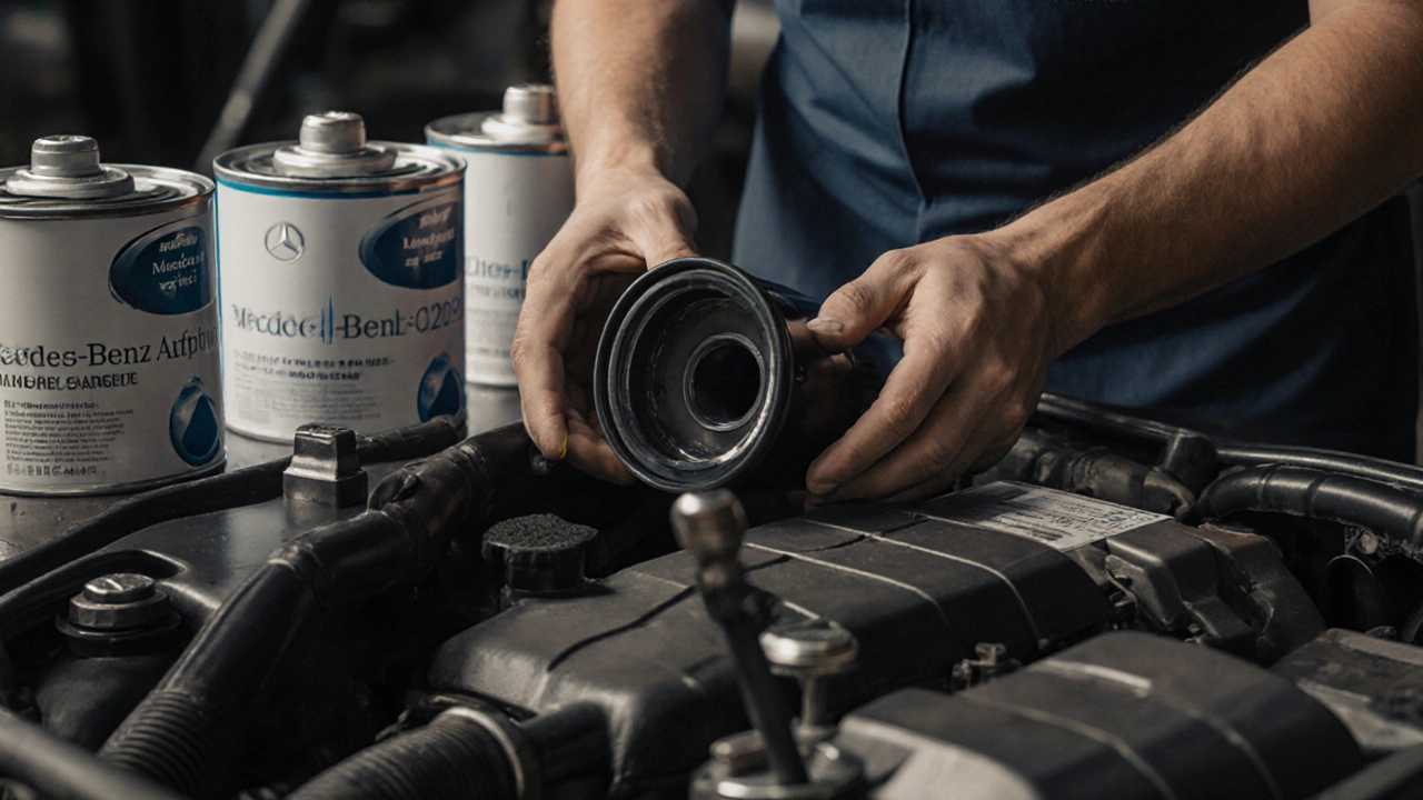 Kolik stojí výměna oleje v Mercedesu? Přehled cen podle modelu a typu motoru