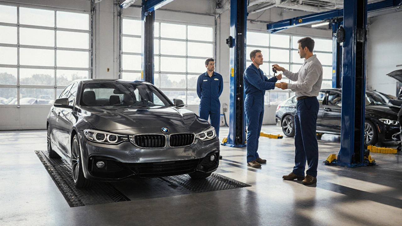 Kolik stojí zapůjčení náhradního vozidla při servisu BMW?