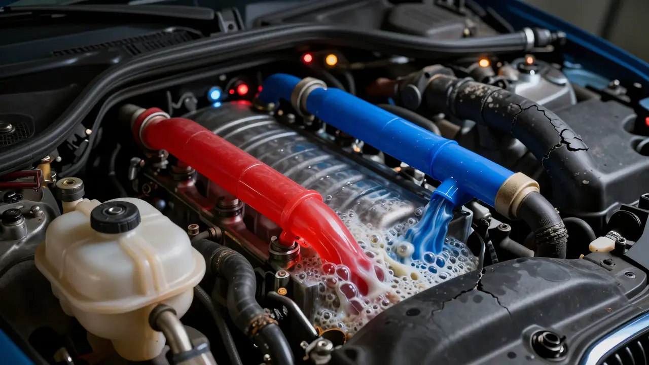 Co se stane, když smícháš chladící kapaliny v BMW?