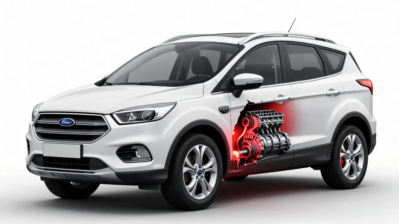 Rozdělený pohled na auto: zvenku vypadá jako nové, uvnitř skrývá vážné mechanické poruchy.